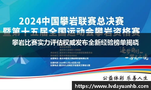 攀岩比赛实力评估权威发布全新经验榜单揭晓